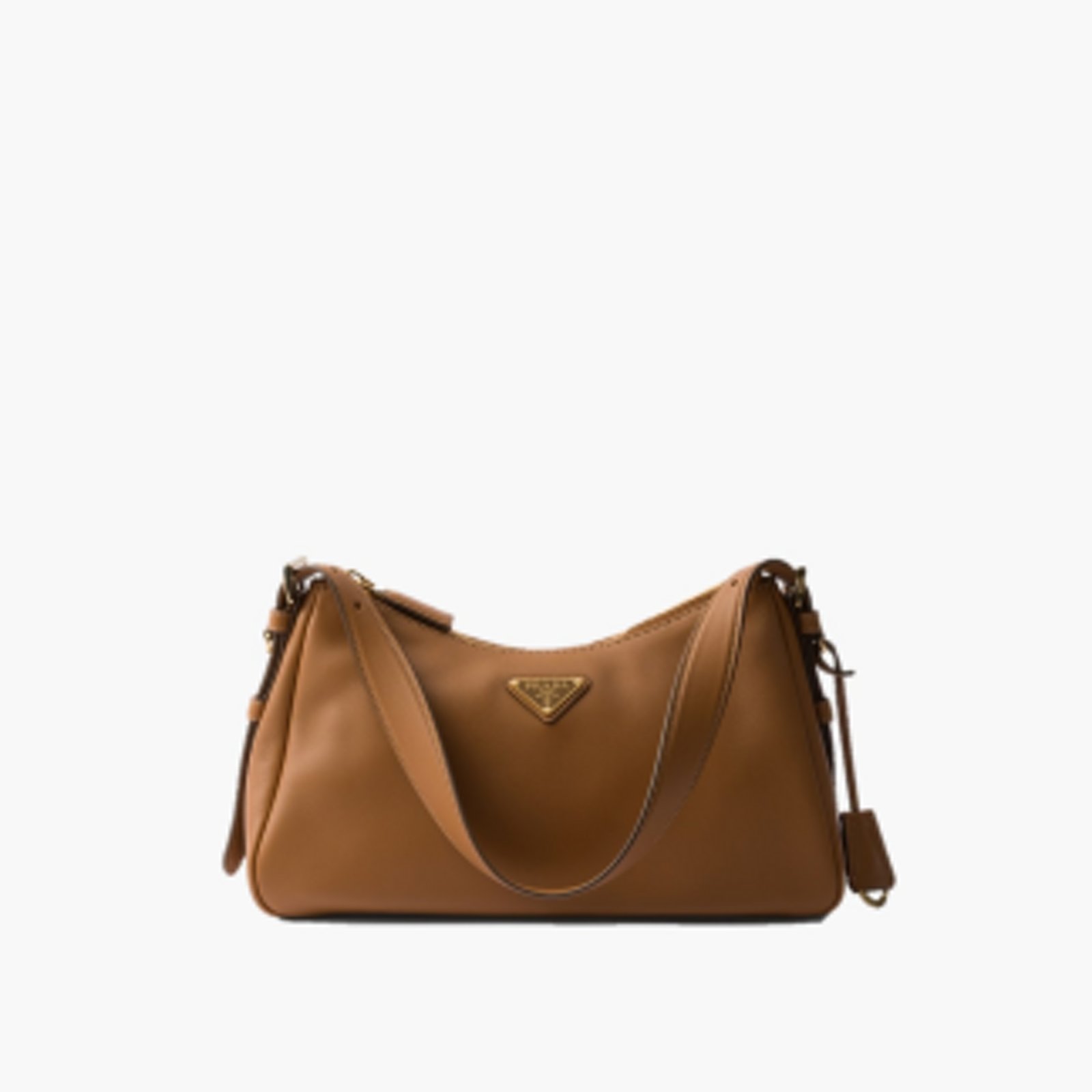 ハンドバッグ PRADA HANDBAG プラダ なめらかな曲線フォルムのレザートートバッグや